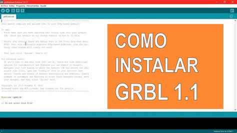 como configurar GRBL